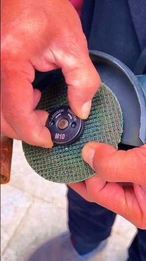 M10 Flange Nut in Action! Perfect Fit for Cutting Discs 🔥 #shorts #anglegrinder #tools #diytools