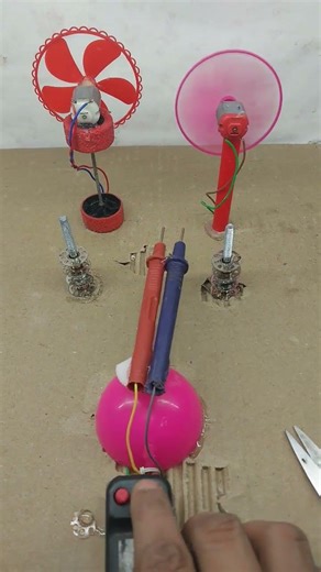 Making At Most Switch Machine At DC Motor Fan