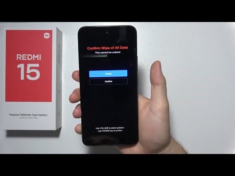 Redmi 15: How to Hard Reset (Recovery Mode Method)