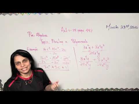 8th Grade Math (03/23/2026)