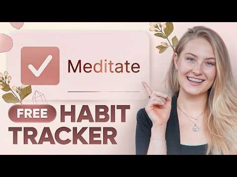 How to Create Your Own HABIT TRACKER | Step-by-Step Tutorial for Beginners