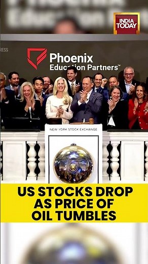 US Stocks Fall Amid Oil Price Crash