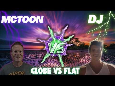 MCTOON VS DJ - Flat Earth Debate on Long Distance Observations + After show featuring Indio007