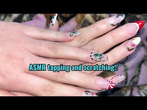 ASMR tapping & scratching (random objects around me & my bfs room!)