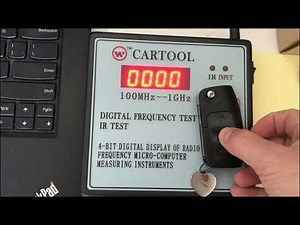 CARTOOL Remote Key IR Digital Frequency Tester