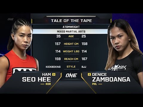 Ham Seo Hee vs. Denice Zamboanga | ONE Championship Full Fight