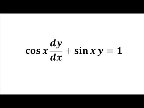 Solving a differential Equation