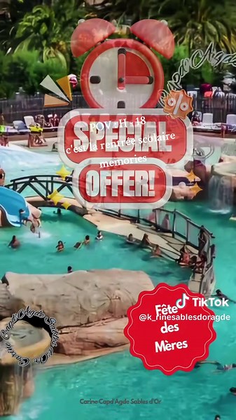 Last day of freedom ! 😜 Demain, la rentrée sonne le glas des vacances. Mais quel été incroyable, rempli de souvenirs au Camping des Sables d'Or au Cap d'Agde ! Gardons le sourire. Qui est avec moi ? #rentrée #viral #souvenir #capdagde #lessablesdor @Pirates world🏴‍☠️