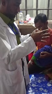 Intravenous injection given to the baby. | Medical practice