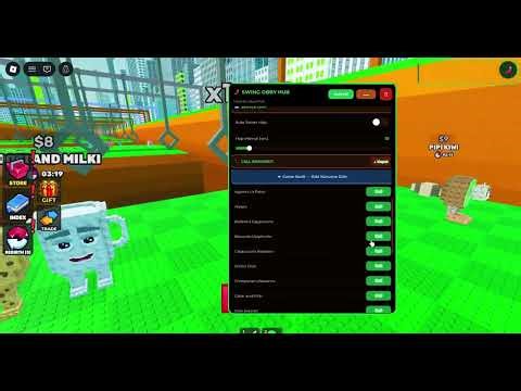 🌶️ Swing Obby for Brainrots! Script | KEYLESS | PC & MOBILE