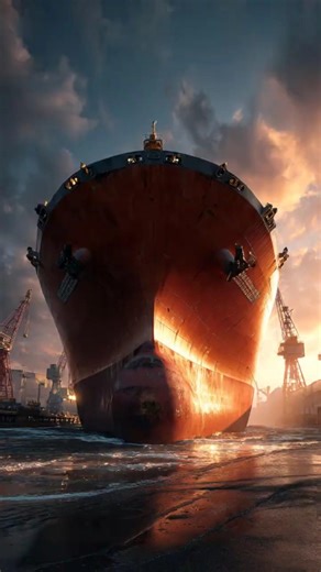 Step-by-Step Cargo Ship Build – Epic Scale Model!”😱#sciencefacts #facts