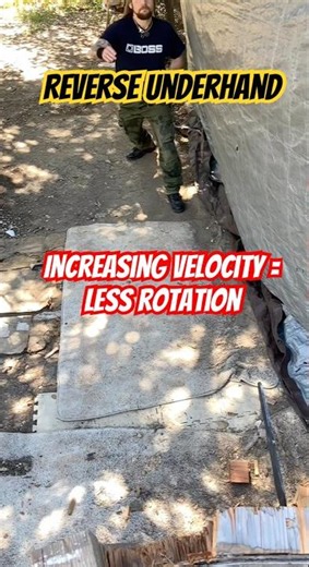 Increasing Velocity #knifelife #knifethrowing #coldsteelknives