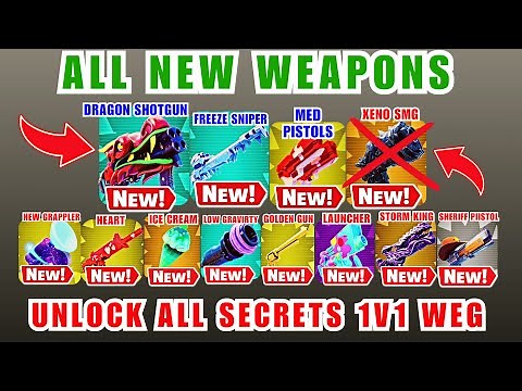 How to UNLOCK EVERY SECRET in 1v1 With Every Gun!