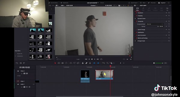 Collage Cut Out Effect Tutorial in DaVinci Resolve