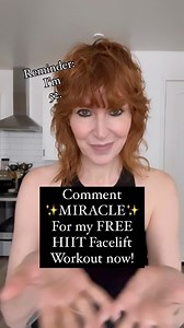 🥰Here’s How 👉🏻Comment MIRACLE to grab my free HIIT Facelift Workout now - it’s a Cheek Lifter and Lip Line Softener that works better and for the long term than injections or surgeries! 💉Work by a plastic surgeon looks good for a time, and then it depletes, wrinkles come back and your underlying facial muscles keep withering away , making sagging and wrinkles happen unnecessarily - because medical interventions only treat the symptoms of a sagging face – not the cause🫠 🚀Get ready to learn 