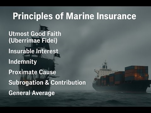 Marine Insurance Explained | General Principles, Cases & Global Trade