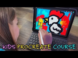 PROCREATE FOR KIDS! - Digital Art Course for Kids & Beginners 🌈