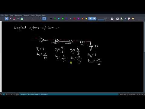 Path Logical Effort 1 #vlsi #delay