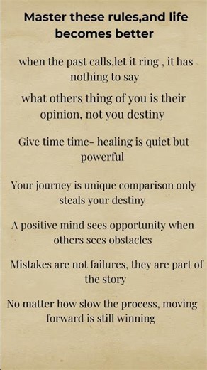 7 rules of life #inspiration #personalgrowth #lifelessons