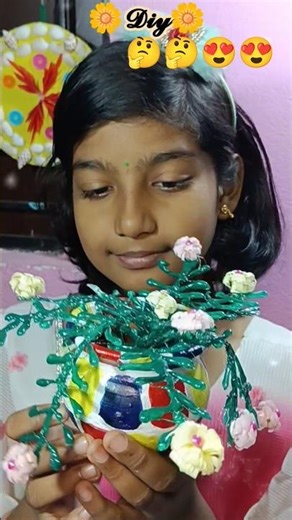 Diy Hot Glue Gun Crafts 🌿 Glue gun hacks #craftideas #gluegunart #diyflowercraft #shorts #diy #craft