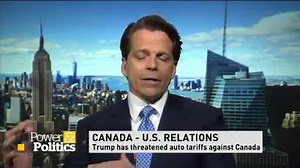 "I think he likes the Prime Minister a great deal": Former White House Communications Director Anthony Scaramucci tells Power & Politics that President Trump counter-punches hard but he probably doesn't mean the criticism of Prime Minister Justin Trudeau personally. | CBC Politics