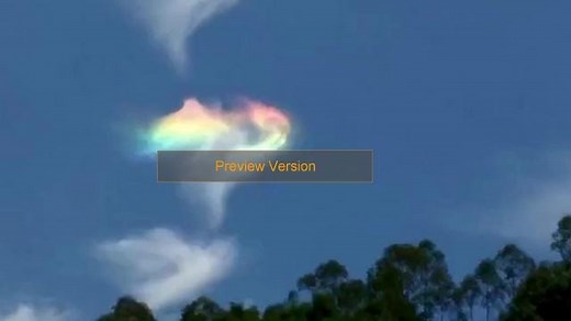 Mysterious 'rainbow cloud' stuns skywatchers