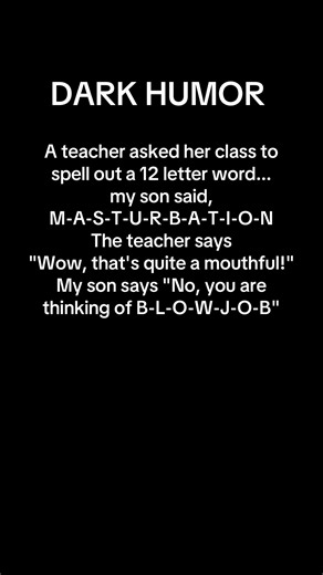 Best School Responses….. #darkhumor #laugh #hilarious #funny #teacher | dark humor