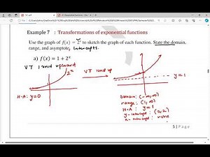 4 1_ Part 2( How to graph exponential functions using transformation)