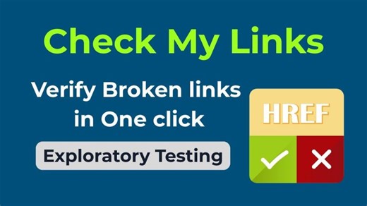Find All Broken links in 1 Click || Check My Links | Swaroop Nadella