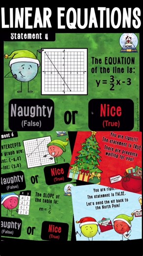 🎄 Naughty or Nice?!…with Linear Equations Error Analysis
