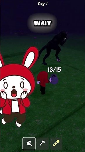 Mikey and JJ Met The Cat In Roblox 99 Nights in the Forest - Maizen