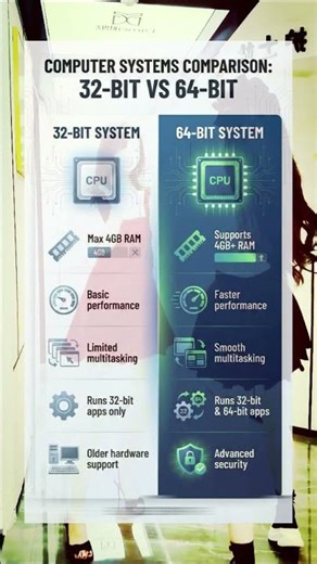 32-bit VS 64-bit - SPESIFIKASI #technology #smartphone #gadgets