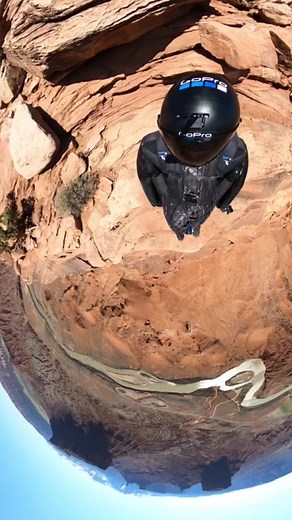 This jump is called Super Gorgeous in Moab Utah. My friend Jimmy Poucher died here last year and became number 420 on the BASE fatality list. I knew him for over 20 years and loved him dearly. He was one of the most beloved human beings in our sport and he trained an entire generation of base jumpers. This activity is unforgiving and mistakes can have catastrophic consequences. I suggest if you can find happiness in your life doing anything else, do anything else. But for some they need these ki