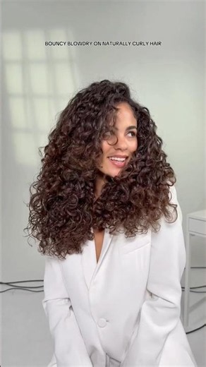 The Perfect Curly Blowout Routine