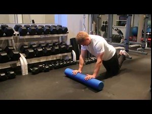 Foam roller Rollout From Knees