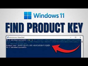 How to Find Your Windows 11 Product Key