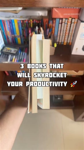 3 books to increase productivity 🚀 #books #bookshorts #shorts