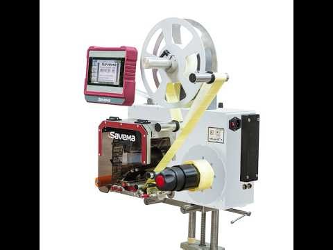 SAVEMA Print & Apply System with Blow Out Module