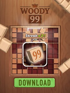 FAMILIAR, BUT NEW 🤩 Have fun clearing wood tiles, training your brain, and becoming a wood block sudoku puzzle master! _____ ••• Woody 99 ••• ▶️ iOS: bit.ly/3Hzricx ▶️ Android: bit.ly/3HCByAM | Woody Puzzle