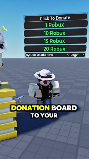 How to Add Donation Boards in Roblox Studio