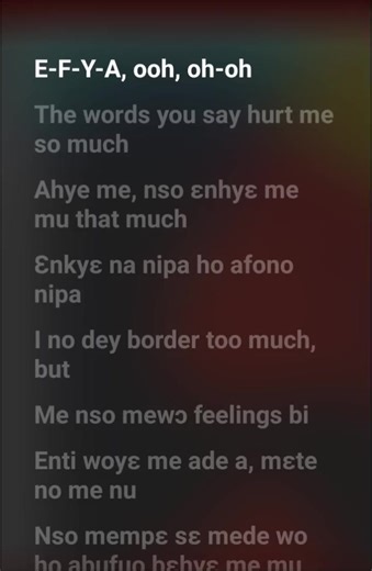 Efya ft. Bisa Kdei - One of Your Own Lyrics