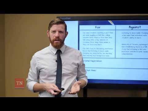 HiSET Writer's Workshop Series Part 2 - Organizing your Argument