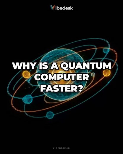 Why is a quantum computer faster?