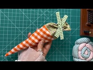 Easy Fabric Carrot DIY | Cute Sewing Project for Beginners
