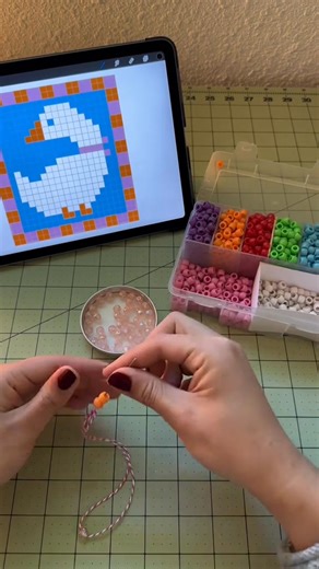 If you’ve been wanting to make one of these beaded banners/curtains/wall art, this one’s for you!! All the inspo I’ve seen uses round beads but those are not cheap and I didn’t want to go all in just yet…so this is what I came up with! Super happy with h | Building Lifes | Facebook