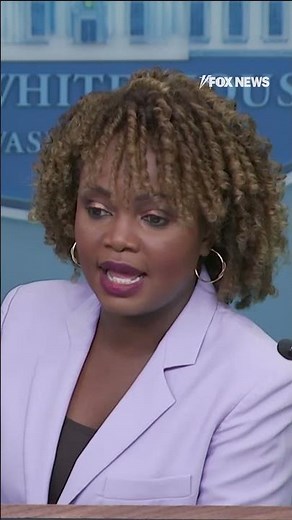 White House press secretary Karine Jean-Pierre snaps when asked about Biden's change of rhetoric