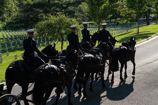 Overhauled Army Caisson Unit Conducts First Funeral Service at Arlington Following Suspension