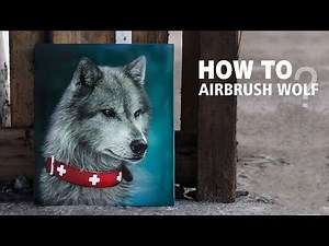 How to #AIRBRUSH #WOLF ?