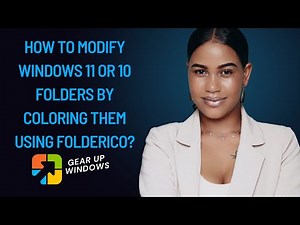 How to Modify Windows 11 or 10 Folders by Coloring them using FolderIco?
