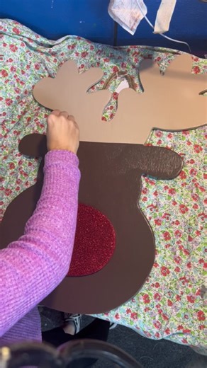Rudolph the Red Nosed Reindeer: Hand-Painted Holiday Decor